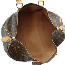 Thumbnail of Pre-Owned Brown Fabric Louis Vuitton Keepall - Image 6