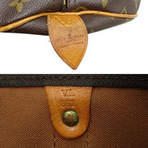 Thumbnail of Pre-Owned Brown Fabric Louis Vuitton Keepall - Image 7
