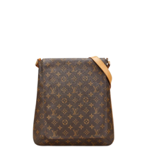 Thumbnail of Vintage Brown Leather Louis Vuitton Shoulder Bags - Image 1