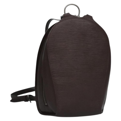 Vintage Brown Leather Louis Vuitton Backpack