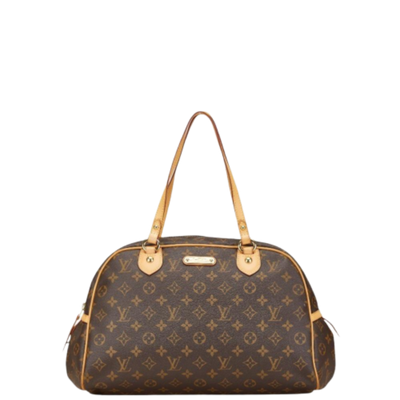 Brown Leather Louis Vuitton Montorgueil