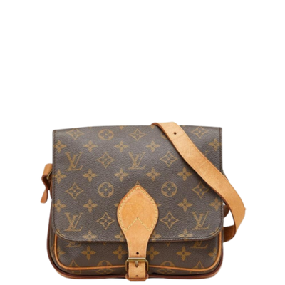 Vintage Brown Leather Louis Vuitton Shoulder Bags