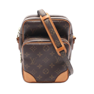 Pre-Owned Brown Leather Louis Vuitton Shoulder Bags