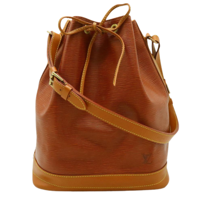 Vintage Brown Leather Louis Vuitton Noe