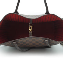 Thumbnail of Brown Leather Louis Vuitton Neverfull - Image 8