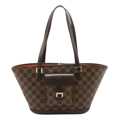 Vintage Brown Plastic Louis Vuitton Tote