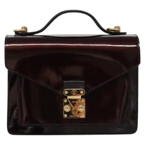 Thumbnail of Pre-Owned Burgundy Leather Louis Vuitton Monceau - Image 1
