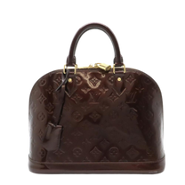 Thumbnail of Vintage Burgundy Leather Louis Vuitton Alma - Image 1