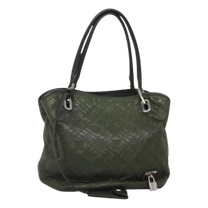 Thumbnail of Vintage Green Canvas Louis Vuitton Tote - Image 1