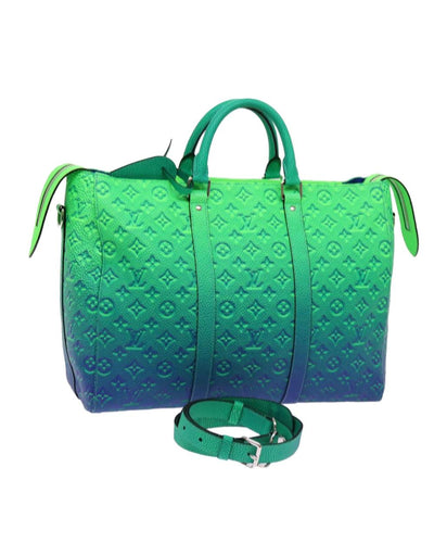Green Canvas Louis Vuitton Keepall