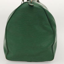 Thumbnail of Pre-Owned Green Leather Louis Vuitton Keepall - Image 4