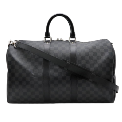 Grey Canvas Louis Vuitton Keepall