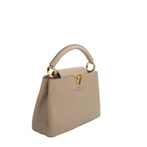 Thumbnail of Vintage Grey Leather Louis Vuitton Capucines - Image 3
