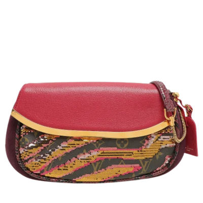 Vintage Multicolor Canvas Louis Vuitton Clutch