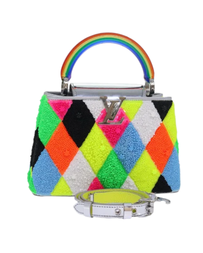 Pre-Owned Multicolor Fabric Louis Vuitton Handbag