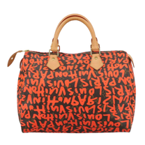 Thumbnail of Vintage Orange Canvas Louis Vuitton Speedy - Image 1