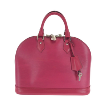 Thumbnail of Pink Leather Louis Vuitton Handbag - Image 1