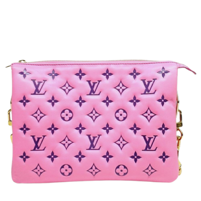 Vintage Pink Leather Louis Vuitton Pouch