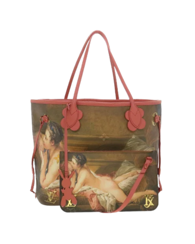 Vintage Pink Leather Louis Vuitton Neverfull