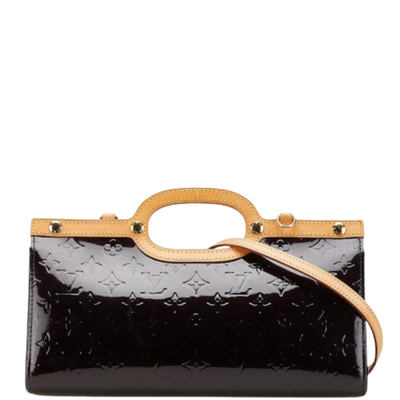 Pre-Owned Purple Leather Louis Vuitton Roxbury Drive