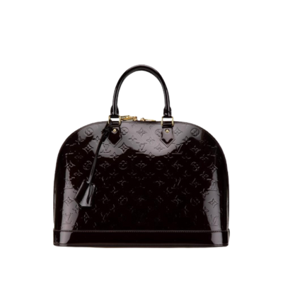 Purple Leather Louis Vuitton Alma