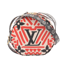 Thumbnail of Red Canvas Louis Vuitton Boite Chapeau - Image 1