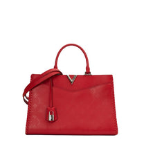 Thumbnail of Red Canvas Louis Vuitton Tote - Image 1