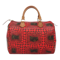 Thumbnail of Red Canvas Louis Vuitton Speedy - Image 1
