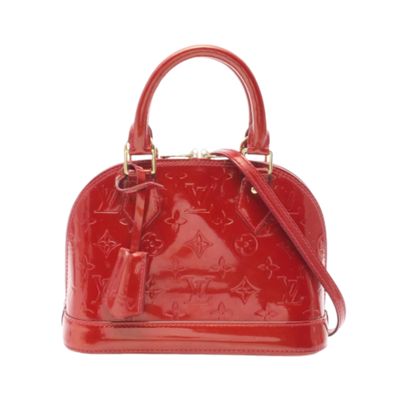 Red Canvas Louis Vuitton Alma