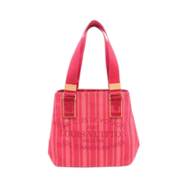 Thumbnail of Vintage Red Canvas Louis Vuitton Tote - Image 1