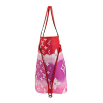 Thumbnail of Pre-Owned Red Canvas Louis Vuitton Neverfull - Image 4