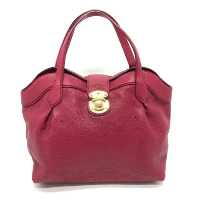 Red Fabric Louis Vuitton Handbag