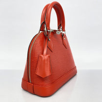 Thumbnail of Red Fabric Louis Vuitton Handbag - Image 2