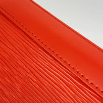 Thumbnail of Red Fabric Louis Vuitton Handbag - Image 8