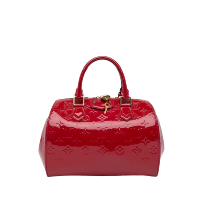 Red Leather Louis Vuitton Montana