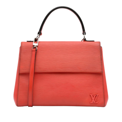 Red Leather Louis Vuitton Cluny