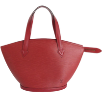 Thumbnail of Pre-Owned Red Leather Louis Vuitton Saint Jacques - Image 1
