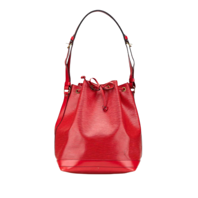 Pre-Owned Red Leather Louis Vuitton Noe