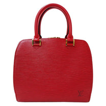 Thumbnail of Red Leather Louis Vuitton Handbag - Image 2
