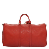 Thumbnail of Pre-Owned Red Leather Louis Vuitton Keepall - Image 2