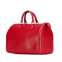 Thumbnail of Red Leather Louis Vuitton Speedy - Image 2