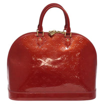 Thumbnail of Vintage Red Leather Louis Vuitton Alma - Image 2