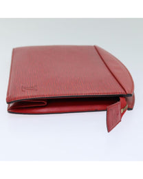 Thumbnail of Red Leather Louis Vuitton Clutch - Image 3