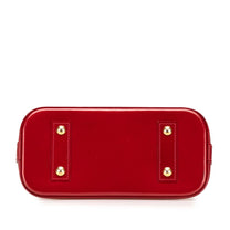 Thumbnail of Vintage Red Leather Louis Vuitton Alma - Image 3