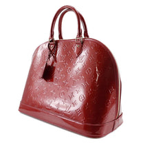 Thumbnail of Red Leather Louis Vuitton Alma - Image 3