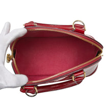 Thumbnail of Vintage Red Leather Louis Vuitton Alma - Image 6