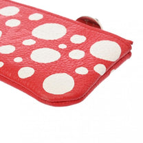 Thumbnail of Red Leather Louis Vuitton Clutch - Image 7