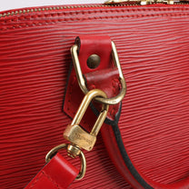 Thumbnail of Red Leather Louis Vuitton Alma - Image 8