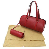 Thumbnail of Vintage Red Leather Louis Vuitton Soufflot - Image 8