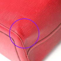 Thumbnail of Pre-Owned Red Leather Louis Vuitton Keepall - Image 8